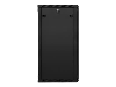 Lanberg - Rack skåp - väggmontering - svart, RAL 9004 - 27U - 19"