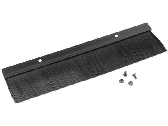 Lanberg - Kabeldeksel med børster - svart, RAL 9004 - 1U - 19"
