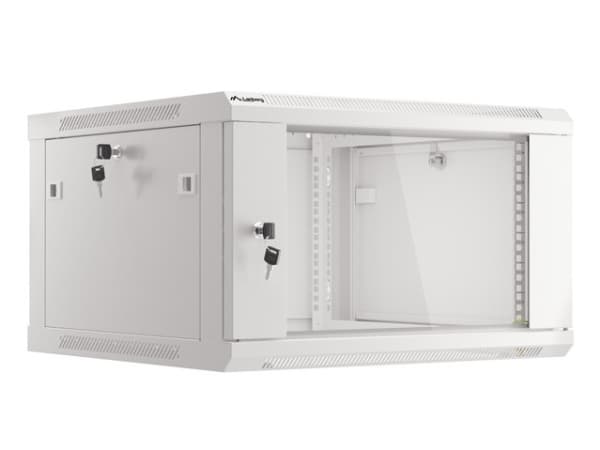 Lanberg - Rack skåp - väggmontering - grå, RAL 7035 - 6U - 19"