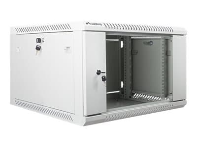 Lanberg - Rack skåp - väggmontering - grå, RAL 7035 - 6U - 19"