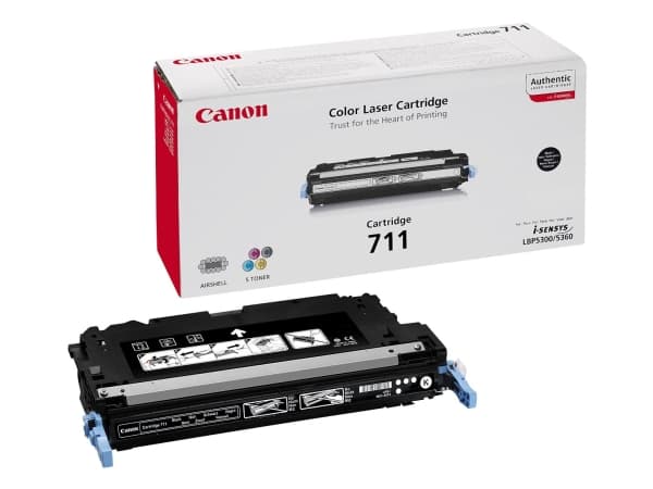 Canon Cartridge 711 BK - Svart - original - tonerkassett