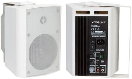 VivoLink VLSP60AW - Høyttalere - for høyttaleranlegg - 60 watt (Total) - toveis - hvit