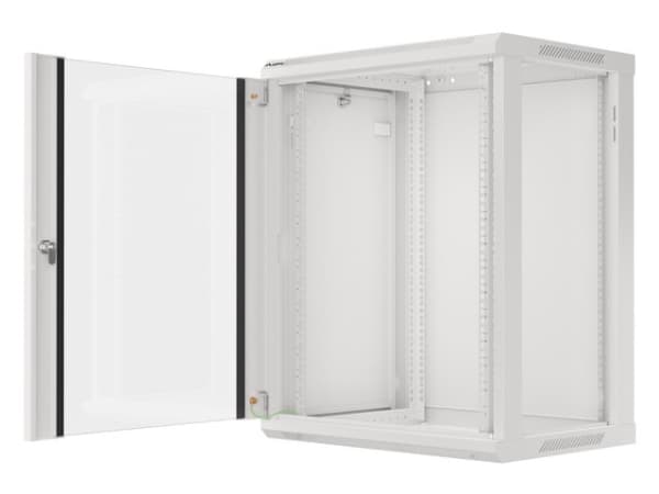 Lanberg - Rack skåp - väggmontering - grå, RAL 7035 - 15U - 19"