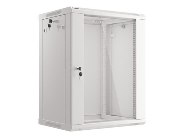 Lanberg - Rack skåp - väggmontering - grå, RAL 7035 - 15U - 19"