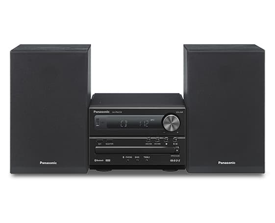 Panasonic SC-PM250 - Mikrosystem - 20 Watt (Totalt) - sort