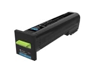 Lexmark - Ekstra høy ytelse - cyan - original - tonerpatron LCCP, LRP - for Lexmark CX825de, CX825dte, CX825dtfe, CX860de, CX860dte, CX860dtfe