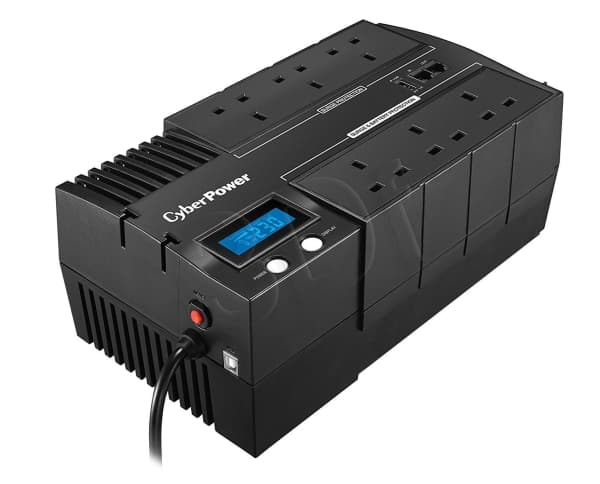 CyberPower BRICs LCD-serien BR1000ELCD - UPS - AC 220/230/240 V - 600 Watt - 1000 VA - USB - utgangskontakter: 8 - Frankrike