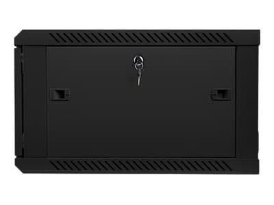 Lanberg - Rack skåp - väggmontering - svart, RAL 9004 - 6U - 19"