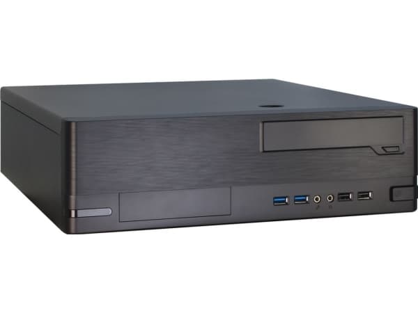 Inter-Tech IT-502 Desktop - Tower - micro ATX - ingen strömförsörjning - USB/ljud