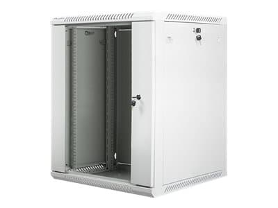 Lanberg - Rack skåp - väggmontering - grå, RAL 7035 - 15U - 19"