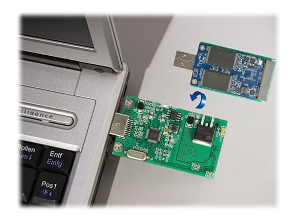 DeLOCK - Lagringskontroller - mSATA - USB 3.0