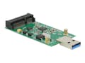 Miniatyrbild 1 av 5: DeLOCK - Lagringskontroller - mSATA - USB 3.0