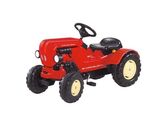 BIG Porsche Diesel Junior, 3 år, Sort, Rød