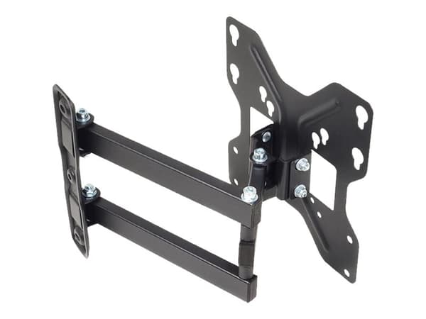 Maclean MC-648 - Monteringssats (väggfäste) - för platt panel - metall - svart - skärmstorlek: 23"-42" - väggmonterbar