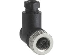Stik M12 5 polariseret type D vinkel hun