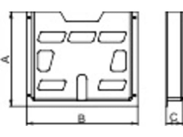 Schneider Electric NSYDPA4, 247 mm, 23 mm, 230 mm, 1 stykker