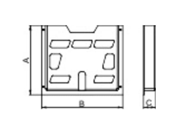 Schneider Electric NSYDPA4, 247 mm, 23 mm, 230 mm, 1 stykker