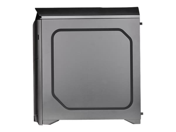 Thermaltake Versa N26 - Tower - ATX - genomskinlig sidopanel - ingen strömförsörjning (PS/2) - svart - USB/ljud