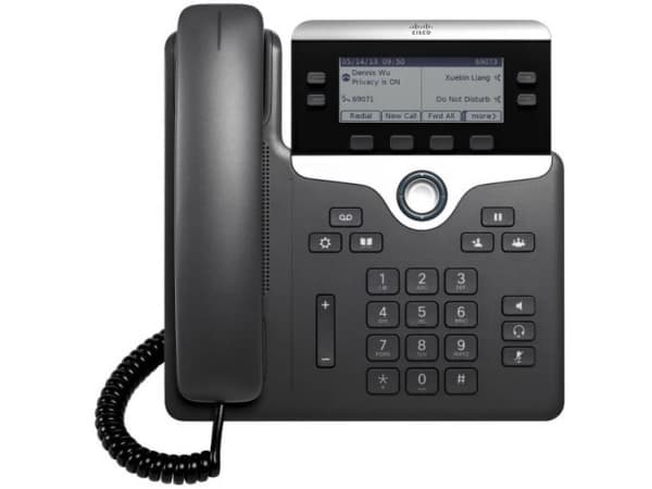 Cisco IP Phone 7821 - VoIP-telefon - SIP, SRTP - 2 linjer