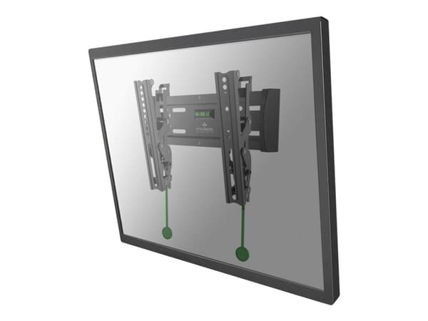 Neomounts NM-W125 - Konsol - lutning - för LCD-display - svart - skärmstorlek: 10"-40" - väggmonterbar