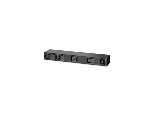 APC AP6120A, Perus, 0U/1U, Yksivaiheinen, Vaaka/Pysty, Musta, 7 AC-pistorasia(a)