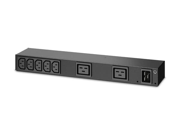 APC AP6120A, Perus, 0U/1U, Yksivaiheinen, Vaaka/Pysty, Musta, 7 AC-pistorasia(a)