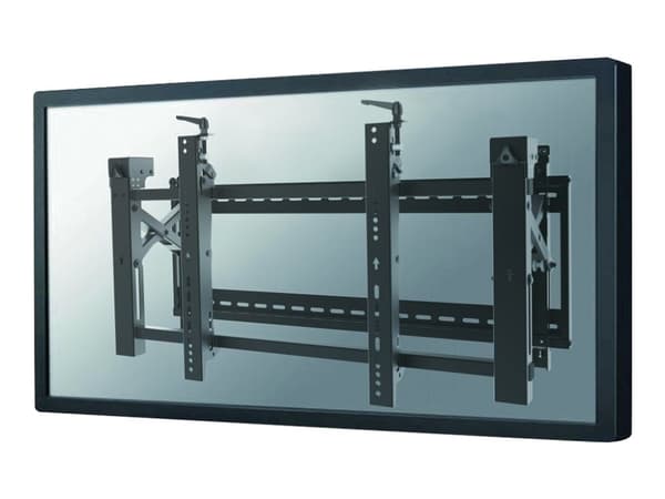 Neomounts LED-VW2000BLACK - Fäste - för platt panel - låsbar - svart - skärmstorlek: 32"-75" - väggmonterbar