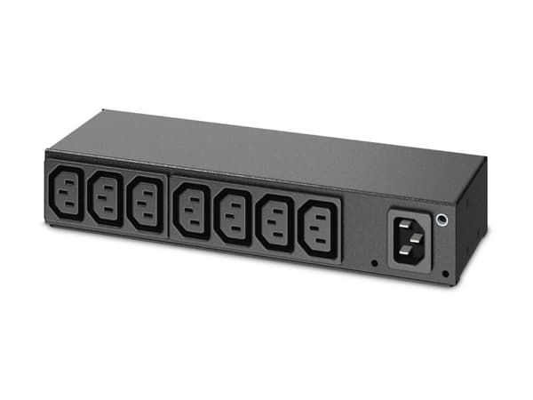 APC Basic Rack PDU AP6015A - Strømfordelerenhet (kan monteres i rack) - AC 100/120/200/208/230/240 V - inngang: IEC 60320 C14 - utgangskontakter: 8 (