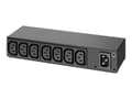 Miniatyrbilde 1 av 5: APC Basic Rack PDU AP6015A - Strømfordelerenhet (kan monteres i rack) - AC 100/120/200/208/230/240 V - inngang: IEC 60320 C14 - utgangskontakter: 8 (
