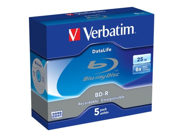 Verbatim DataLife - 5 x BD-R - 25 GB 6x - CD-eske