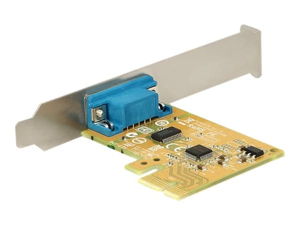 Delock PCIe x1 seriell 1x + lav profil (89444)