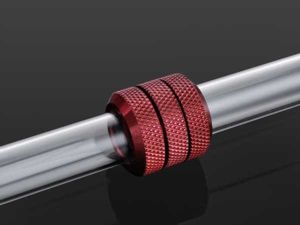Bitspower BP-DBREDML, Punainen, Nestemäinen, Messinki, Nikkeli, 1/4"