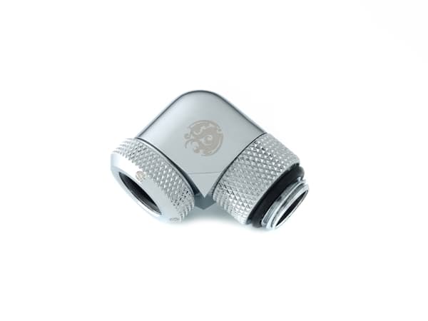 Bitspower BP-E90RML, Hopea, Nestemäinen, Messinki, 1/4", 90°