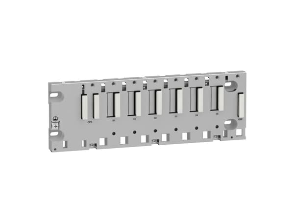 Rack med 6 modulpladser