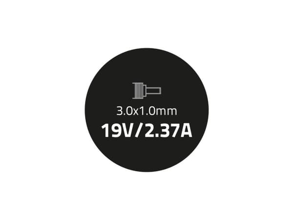 Qoltec - Strømadapter - AC 100-240 V - 45 watt - for ASUS ZENBOOK UX21E; UX31E