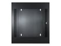Pikkukuva 4 / 5: APC NetShelter WX Wall-Mount Enclosure 13U Glass Door Black, Seinään asennettava laitekehikko, 13U, 90 kg, 42,7 kg, Musta