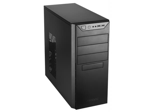 Antec VSK4000B-U2/U3, Työpöytä, PC, Musta, ATX, mikro ATX, Mini-ITX, Galvanoitu teräs, 31,8 cm