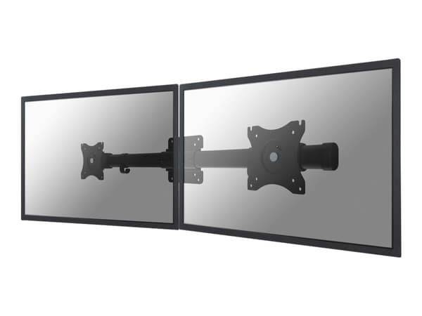 Neomounts FPMA-CB100 - Monteringskomponent (tverrstang) - for 2 LCD-skjermer - svart - skjermstørrelse: 10"-27"