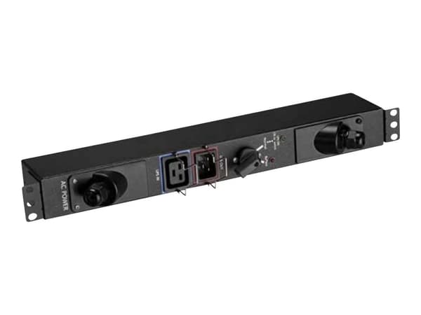Eaton HotSwap MBP - Omløpssvitsj (kan monteres i rack) - AC 220-240 V - 3000 VA - utgangskontakter: 2 - 19" Sort