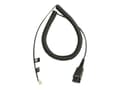 Miniatyrbild 3 av 5: Jabra - Headset-kabel - Snabburkoppling till RJ-10 hane - 2 m