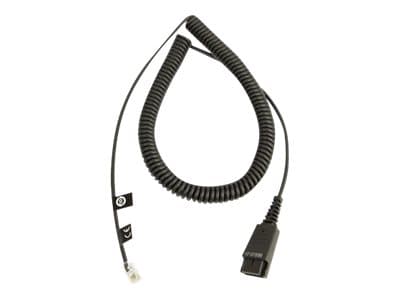 Jabra - Headset-kabel - Snabburkoppling till RJ-10 hane - 2 m