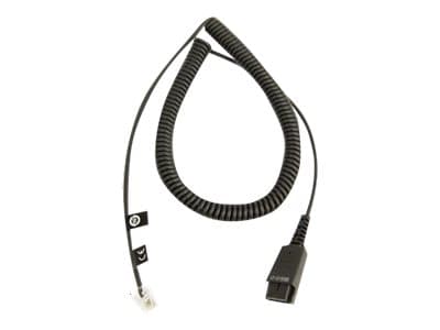 Jabra - Hodetelefonkabel - Quick Disconnect til RJ-10 hann - 2 m