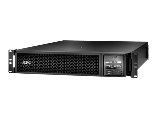 APC Smart-UPS SRT 3000VA RM - UPS (kan monteres i rack) - AC 208/230 V - 2700 watt - 3000 VA - USB - utgangskontakter: 10 - 2U - 19" - svart - for P/