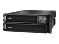 Miniatyrbilde 1 av 5: APC Smart-UPS SRT 3000VA RM - UPS (kan monteres i rack) - AC 208/230 V - 2700 watt - 3000 VA - USB - utgangskontakter: 10 - 2U - 19" - svart - for P/