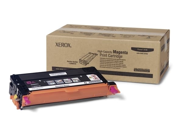 Xerox Phaser 6180MFP - Høykapasitets - magenta - original - tonerpatron - for Phaser 6180DN, 6180MFP/D, 6180MFP/N, 6180N