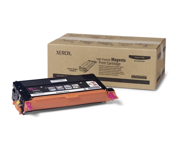 Xerox Phaser 6180MFP - Høykapasitets - magenta - original - tonerpatron - for Phaser 6180DN, 6180MFP/D, 6180MFP/N, 6180N