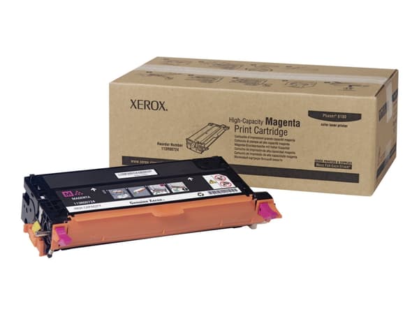Xerox Phaser 6180MFP - Høykapasitets - magenta - original - tonerpatron - for Phaser 6180DN, 6180MFP/D, 6180MFP/N, 6180N