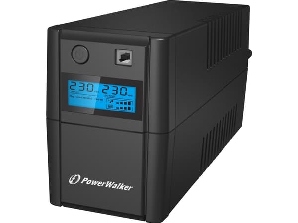 PowerWalker VI 850SE LCD/IEC, Linje-Interactive, 0,85 kVA, 480 W, Sinus, 170 V, 280 V