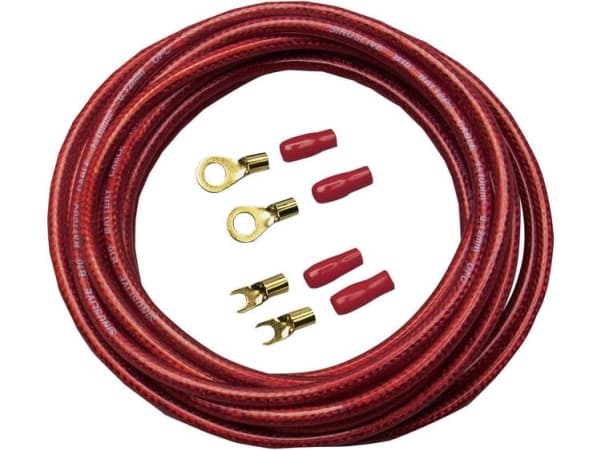 Sinuslive Car HiFi virtajohtosarja 10 mm² kullattu 10 mm²