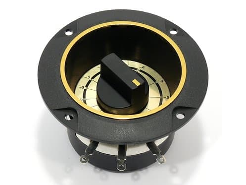 Visaton LC 95, Vridbart volymreglage, Fristående, Svart, Guld, 100 W, 520 mm